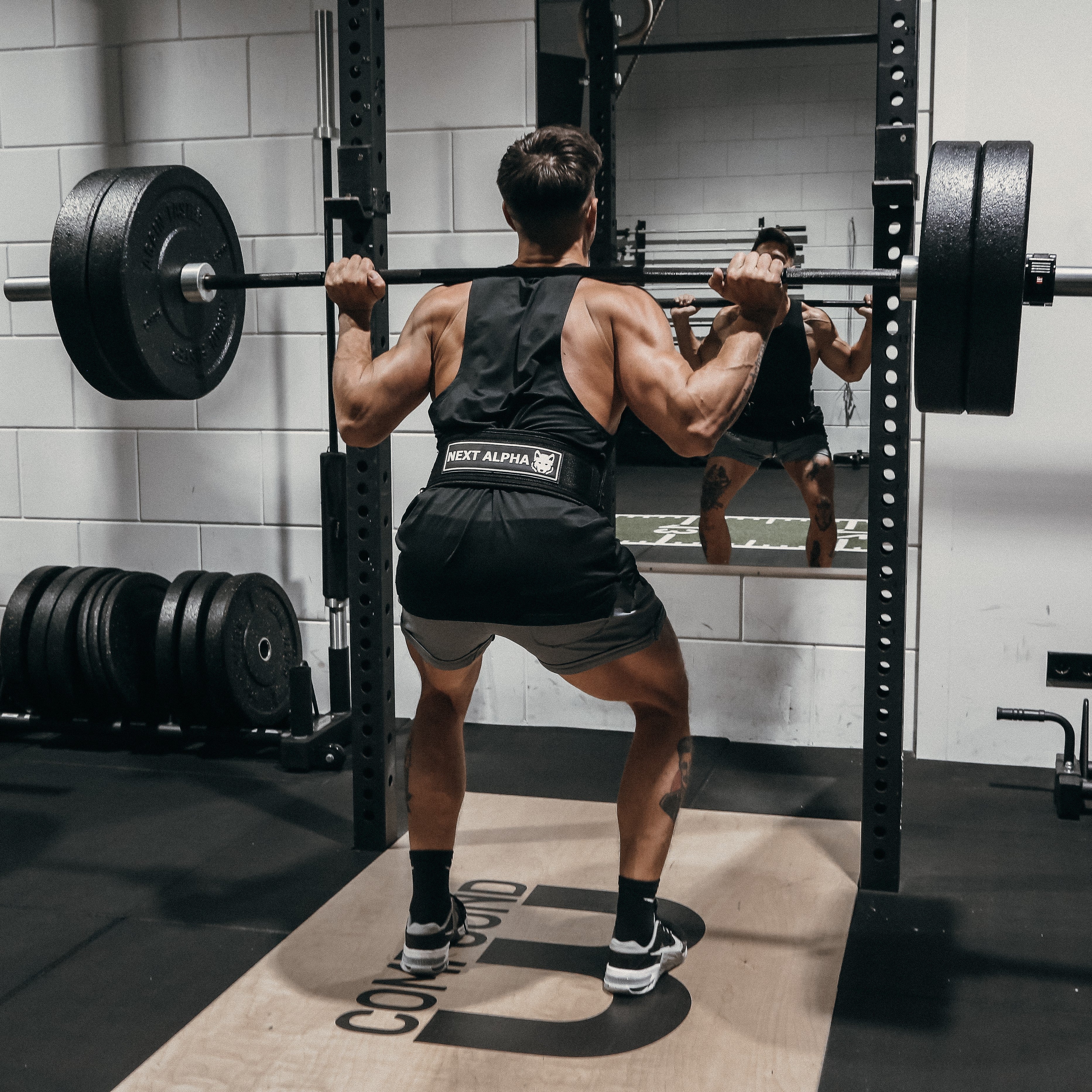 Ceinture D'haltérophilie Avec Chaîne - Nylon épais, Support Confortable Pour Tractions, Squats, Musculation
